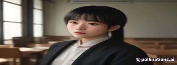 2026年度日本成人教育政策发布会现场，文部科学大臣在讲台上宣布新政策，会场座无虚席